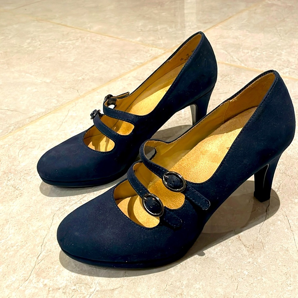Naturalizer Prudence, Inky blue, women high heels, size US 7, look like new